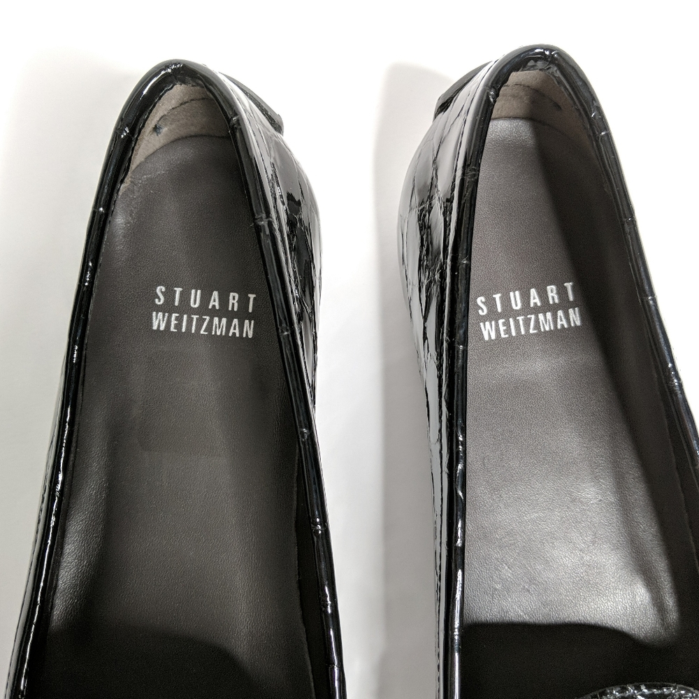 Stuart Weitzman Black Rascal Loafer Size 7 - image 5